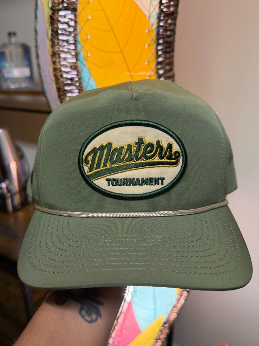 Masters Tournament Olive Patch Hat
